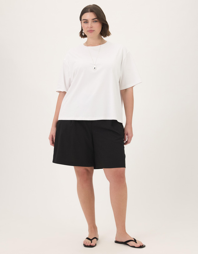 Atmos&Here Curvy - Cotton Boyfriend T-Shirt