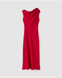 M.N.G - A-Line Dress With Asymmetrical Neckline