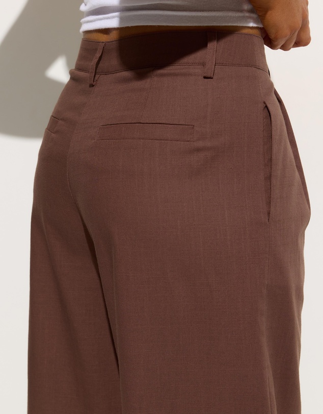 Dazie - Golden Hour Cotton Blend Tailored Pants