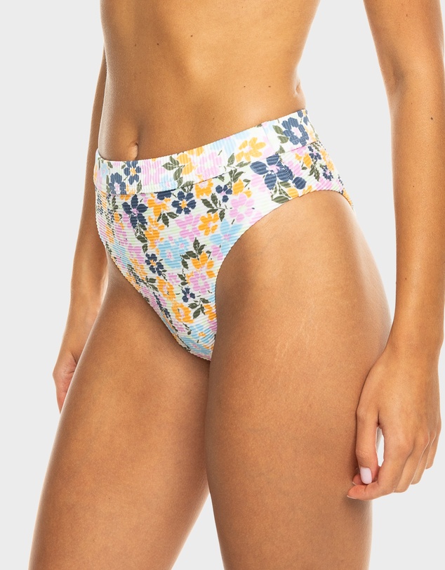 Roxy - Womens Salma Mid Waist Bikini Bottom