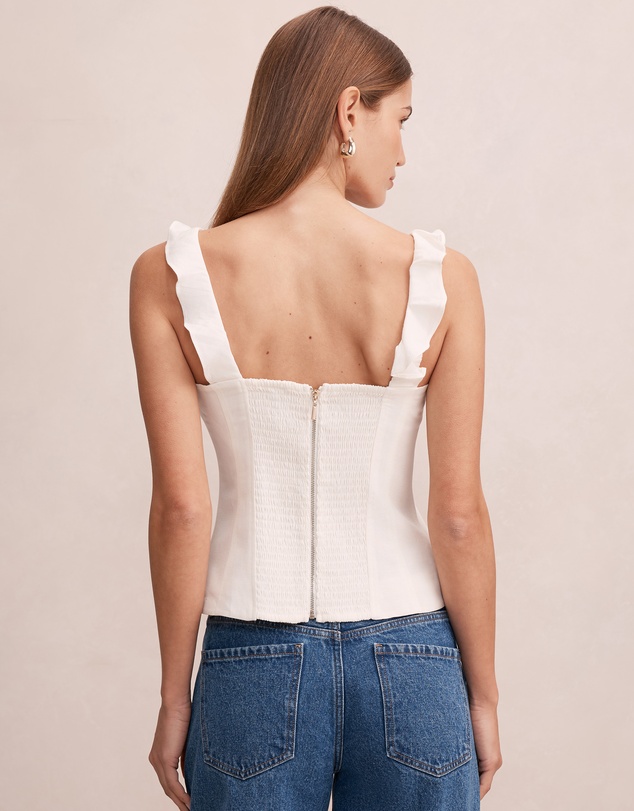 Forever New - Kennedy Lace Frill Top