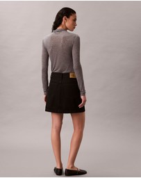Calvin Klein Jeans - Denim Mini Wrap Skirt