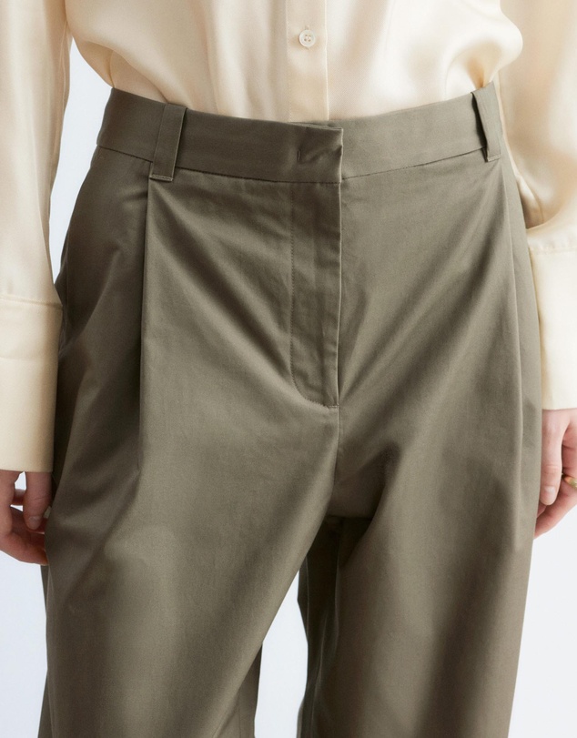 & Other Stories - Pleated Cotton Trousers