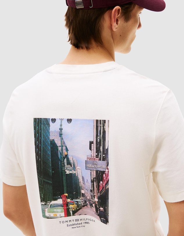 Tommy Hilfiger - Back Print Jersey T-Shirt