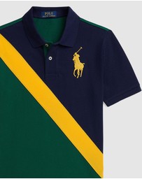 Polo Ralph Lauren - Big Pony Cotton Mesh Polo Shirt - ICONIC EXCLUSIVE - Teens
