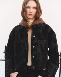 M.N.G - Devoré Denim Jacket