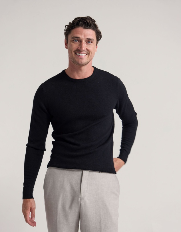 Oxford - Crew Neck Pure Merino Wool Pullover