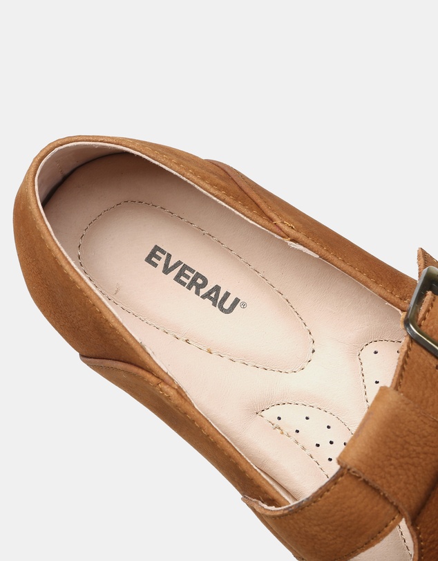 EVERAU - EverAU Ugg Maria Cow Suede Upper Loafer Oxfords Flats