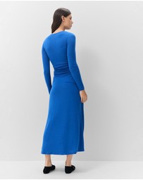 UNISON - Merino Drape Detail Dress
