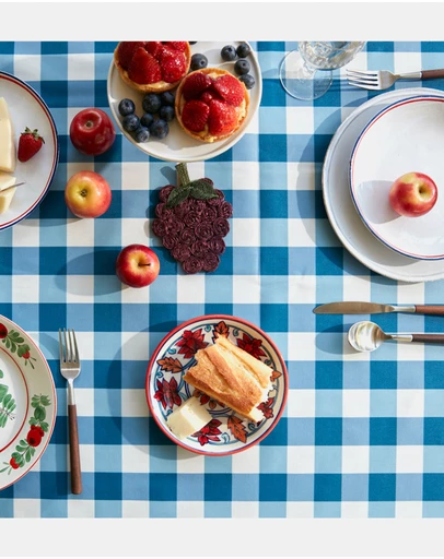 Basil Bangs - Indoor Outdoor Tablecloth
