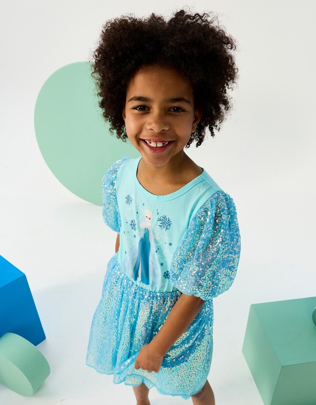 Rock Your Kid - Frozen Sequin Dress - ICONIC EXCLUSIVE - Kids