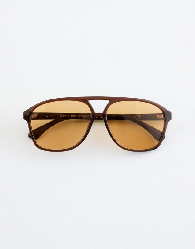 & Other Stories - Oversized Aviator Sunglasses