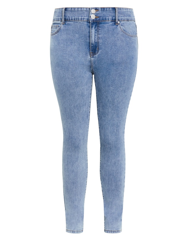 City Chic - Asha Fit Ultra Skinny Leg Short Jean