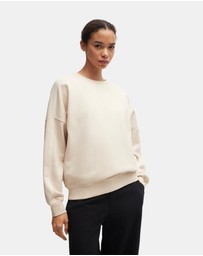 BOSS - Round-Neck Cotton Logo Sweatshirt