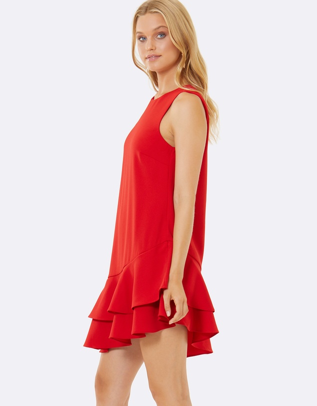 Calli - Melina Frill-Hem Dress