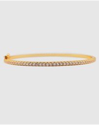 Izoa - Emily Cubic Zirconia Tennis Bangle