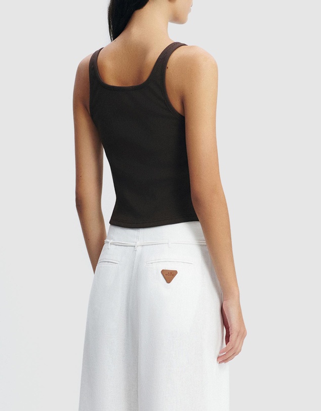 Aje Studio - Cowrie Square Neck Tank
