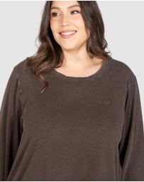 Love Your Wardrobe - Molly Acid Wash Long Sleeve Tee