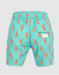 Tolu Australia - Boys Swim Shorts With Fun Lobsters