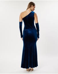 Romance by Honey and Beau - Alegra One Shoulder Maxi Dress
