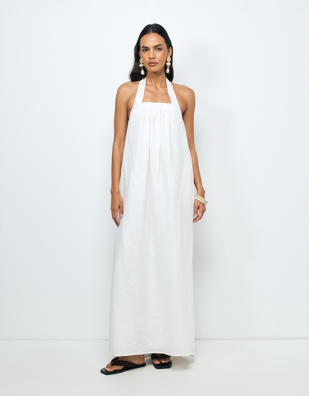 AERE - Dovie Linen Maxi Dress