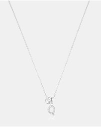 Georgini - Georgini Luxury Letters Q Initial Pendant Silver