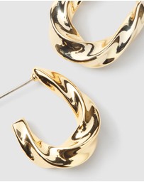 Commonry - Hazel Spiral Hoops
