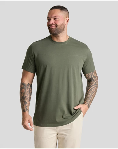 Johnny Bigg - Essential Longline Panel Tee