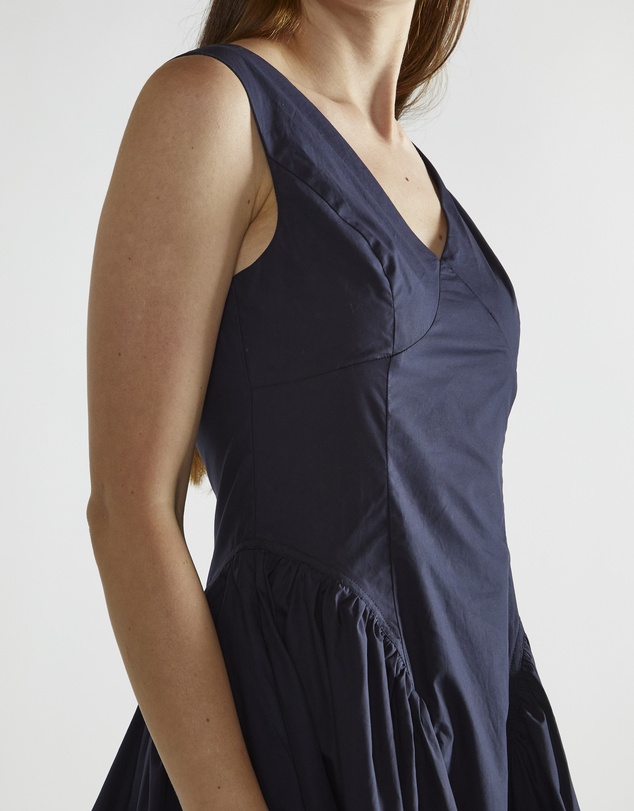 Glamorous - V neck panelled midi dress