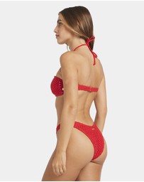 Billabong - Womens Twisted Tides Halter Bandeau Bikini Top