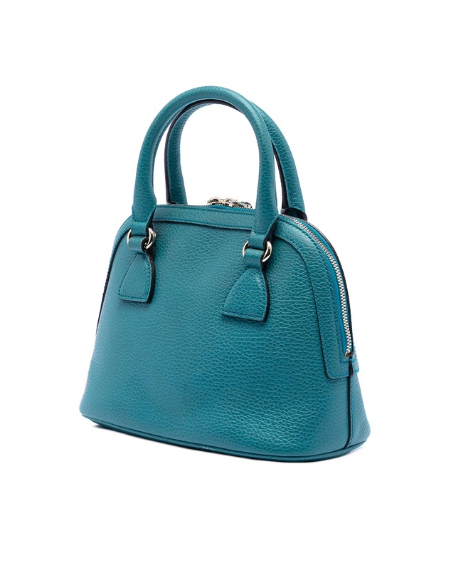 Pre-Loved by Azura Reborn - Pre-Loved Small Dollar Calfskin GG Charm Dome Satchel