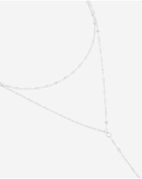 Lovisa - Waterproof Stainless Steel Multi Layered Chain Y-Necklace