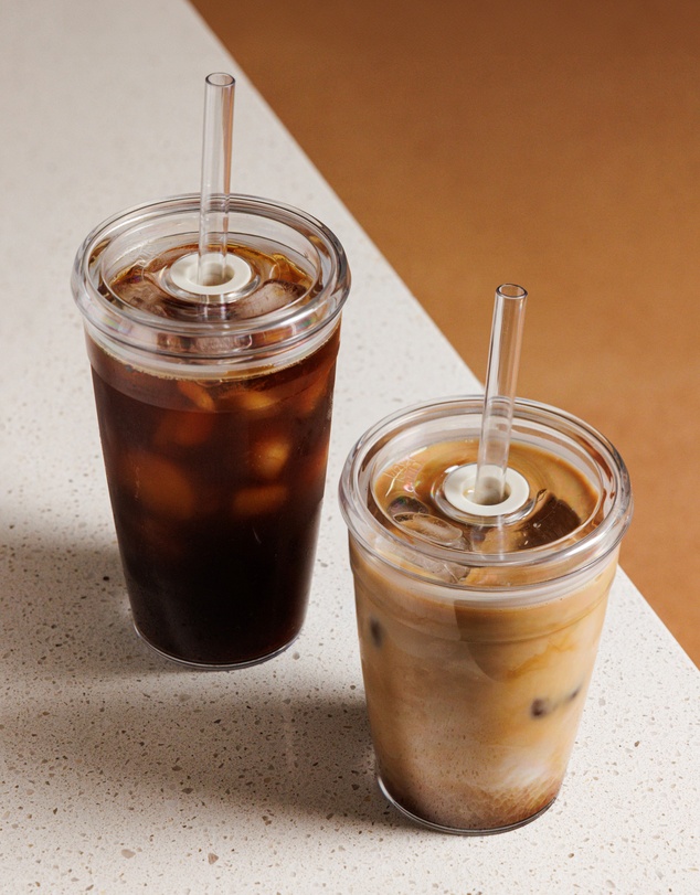 KeepCup - Original Cold Cup 12oz Reusable Coffee Cup with Straw Lid