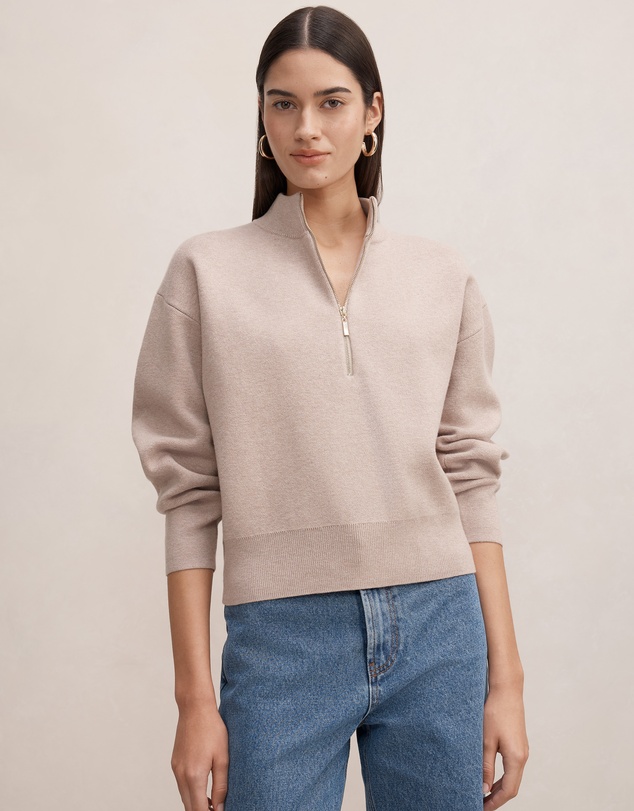 Forever New - Hayley Quarter Zip Jumper