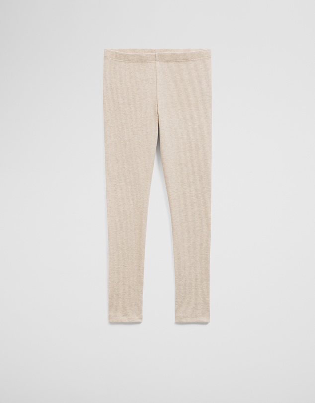 Country Road - Organically Grown Cotton Blend Solid Rib Legging