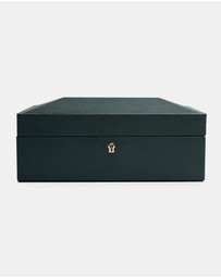 Wolf - Wolf British Racing Green 8 Piece Watch Box