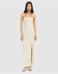 ROTATE - Beaded Maxi Slit Dress