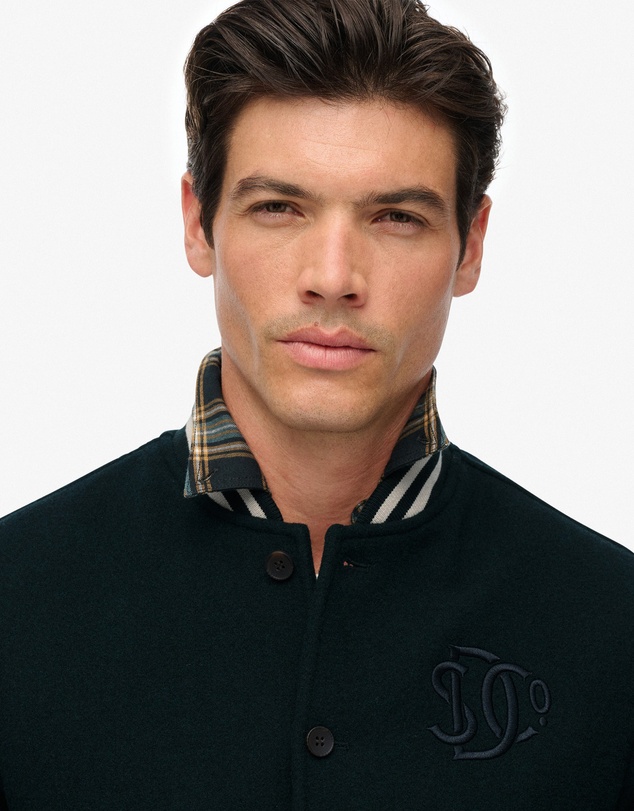 Superdry - Varsity Monogram Wool Bomber