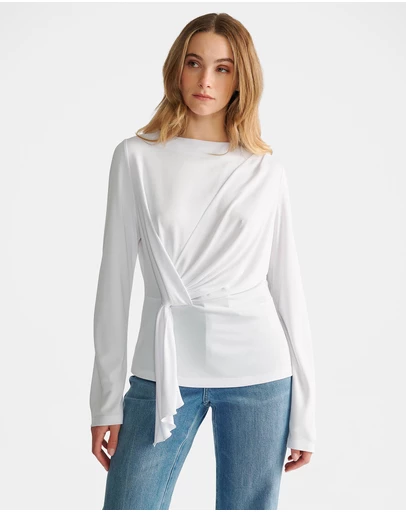 Decjuba - Jasmine Tie Detail Top