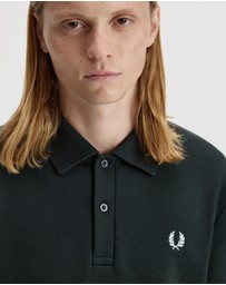 Fred Perry - Pique Collard Sweatshirt