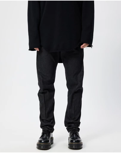 Surrounded By Ghosts - Acanthite Denim Drawstring Pants