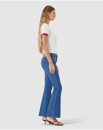 Rolla's - Downtown Flare Jean - Canyon Stone