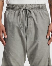 Surrounded By Ghosts - The Vanadium Linen Drawstring Pants