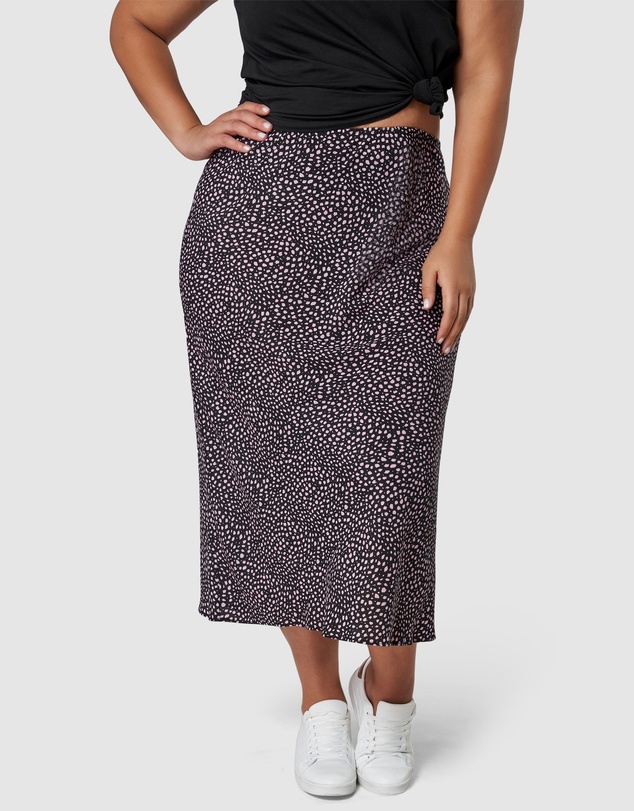 Something 4 Olivia - Catalina Print Midi Skirt