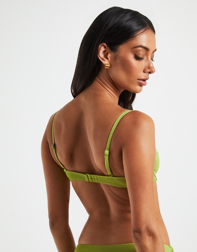 Subtitled - Rib Cut Out Underwire Bikini Top