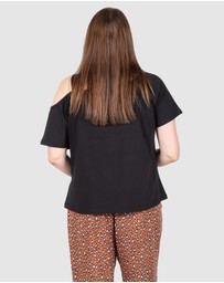 Love Your Wardrobe - Asymmetrical One Shoulder Tee