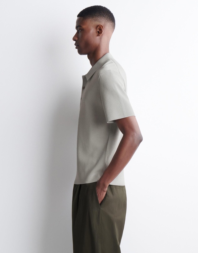 COS - Slim Ribbed Bouclé-Knit Polo Shirt