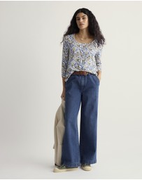 Seasalt - Seasalt Cornwall Blue Penhollow Top