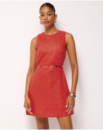 AERE - Noa Linen Mini Dress