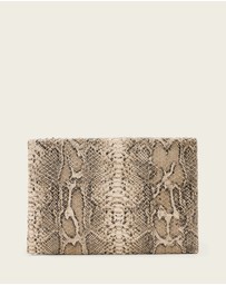 AllSaints - Bettina Snake Clutch